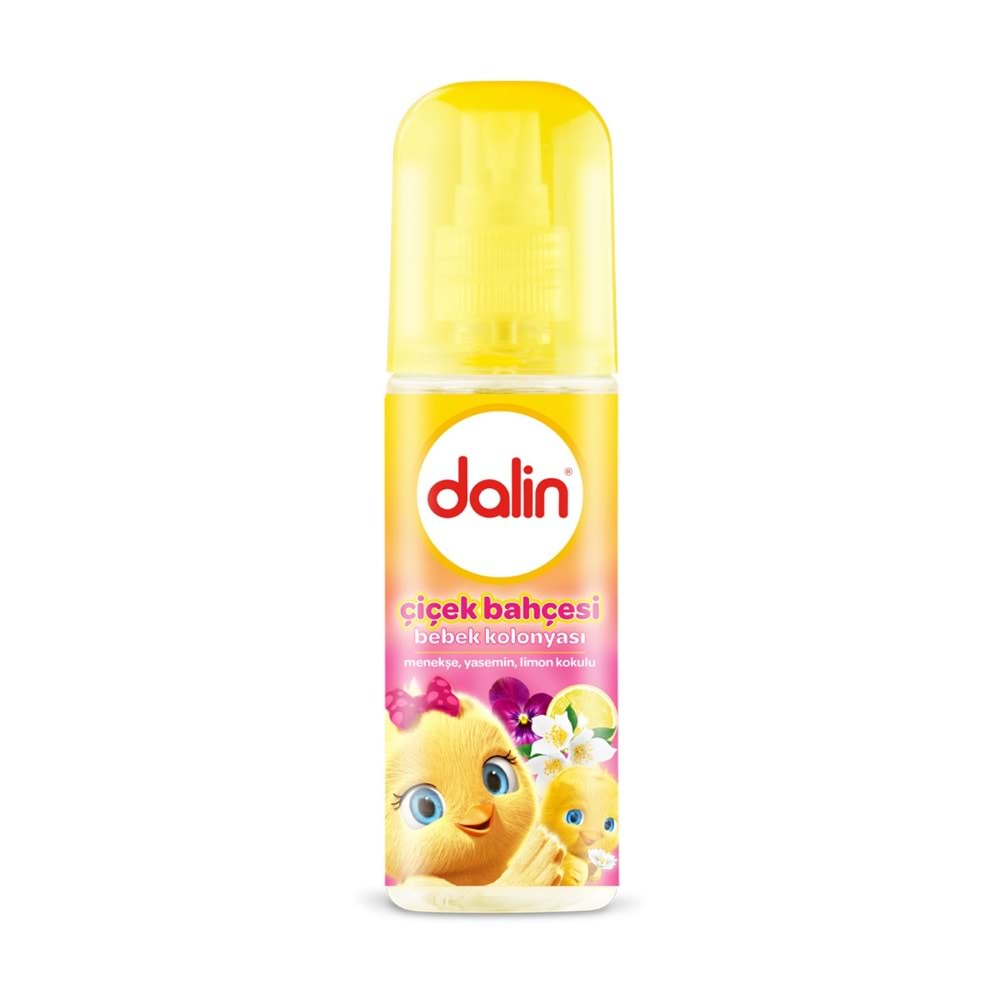 Dalin Bebek Kolonyası 150ML Çiçek Bahçesi (Menekşe-Yasemin-Limon Kokulu) (6 Lı Set)