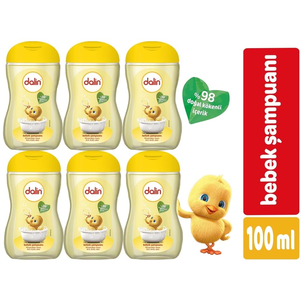 Dalin Bebek Şampuanı Klasik 100ML (6 Lı Set)