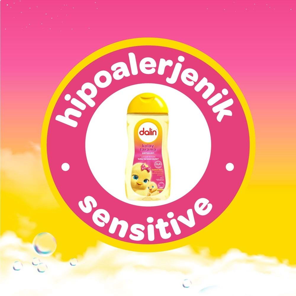 Dalin Bebek Kolay Tarama Şampuanı 200ML Badem Özlü (2 Li Set)