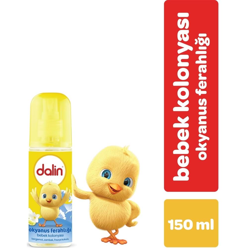Dalin Bebek Kolonyası 150ML (Orman-Bahar-Çiçek-Okyanus) Karma 4 Lü Set