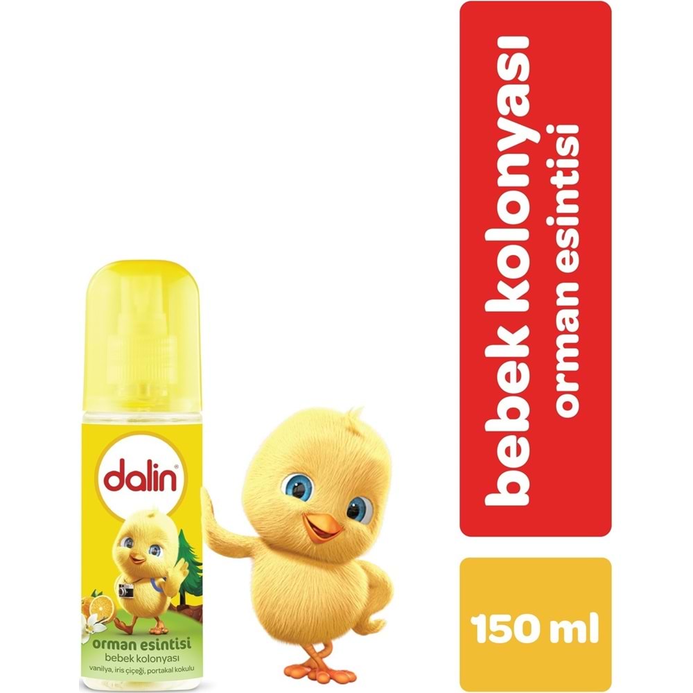 Dalin Bebek Kolonyası 150ML (Orman-Bahar-Çiçek-Okyanus) Karma 4 Lü Set