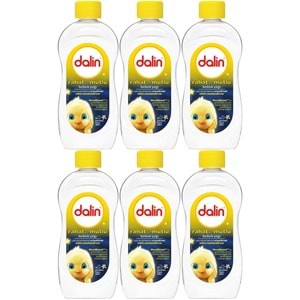 Dalin Bebek Yağı 300ML Rahat ve Mutlu Vanilya Kokulu Nemlendirici (6 Lı Set)