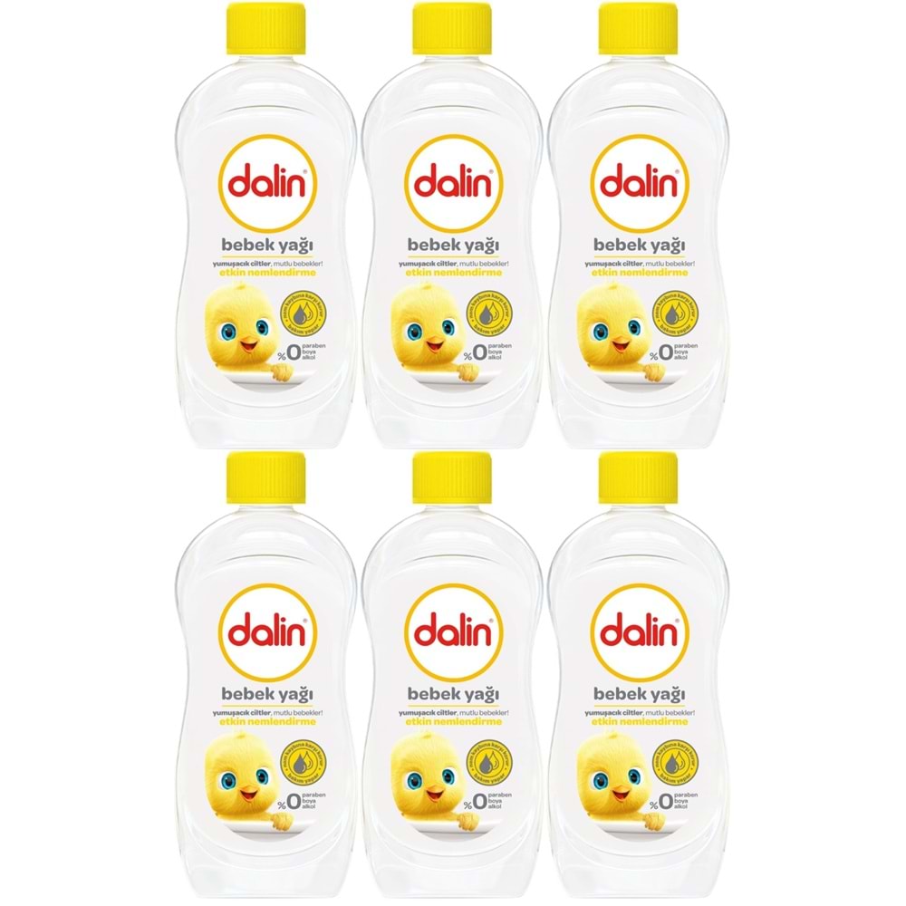Dalin Bebek Yağı 300ML Klasik Etkin Nemlendirici (6 Lı Set)