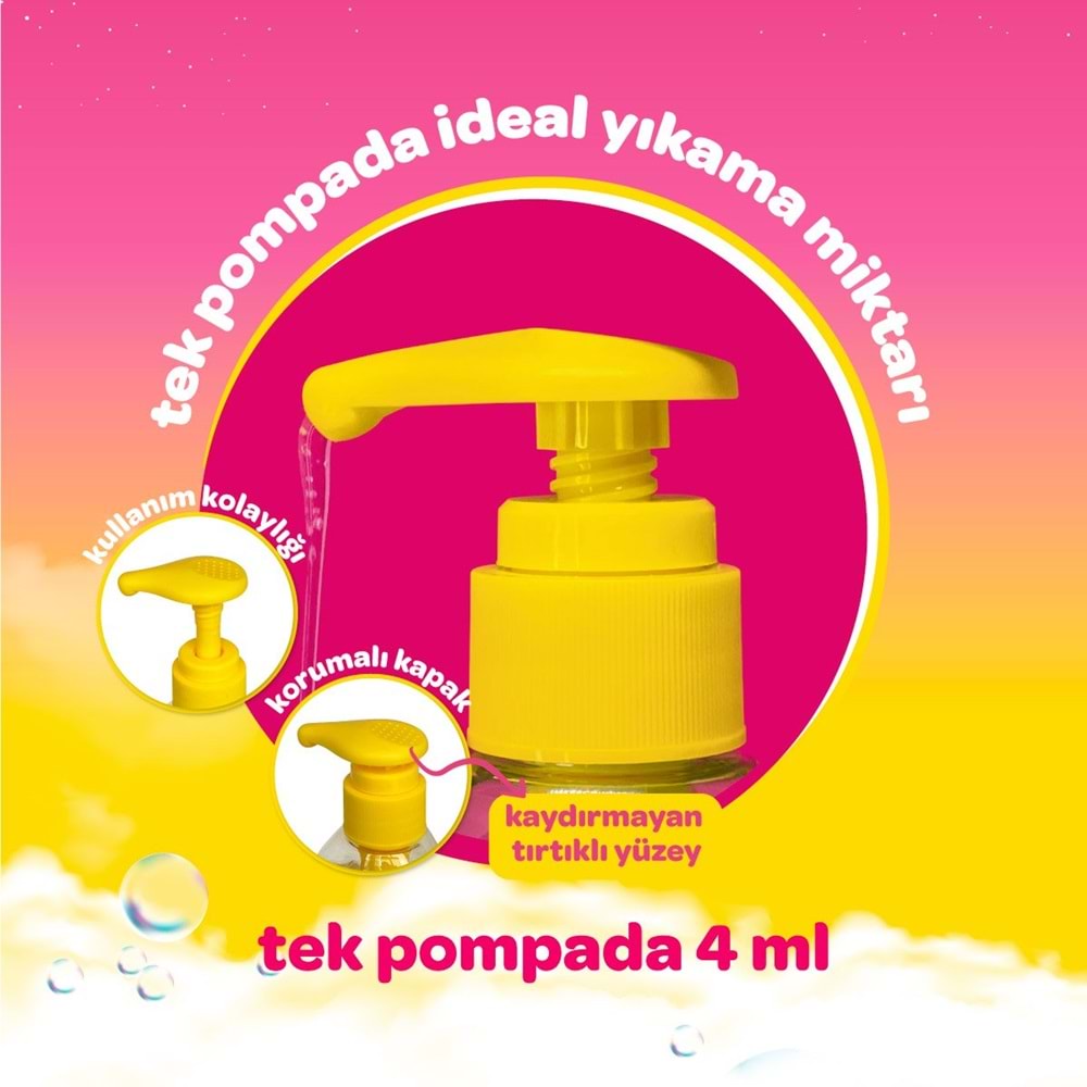 Dalin Bebek Şampuanı 700ML Kolay Tarama Badem Özlü Pompalı (5 Li Set)