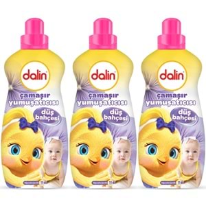 Dalin Çamaşır Yumuşatıcı Konsantre 1500ML Düş Bahçesi (3 Lü Set) (Bebeklere Özel)
