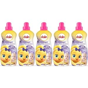 Dalin Çamaşır Yumuşatıcı Konsantre 1500ML Düş Bahçesi (5 Li Set) (Bebeklere Özel)