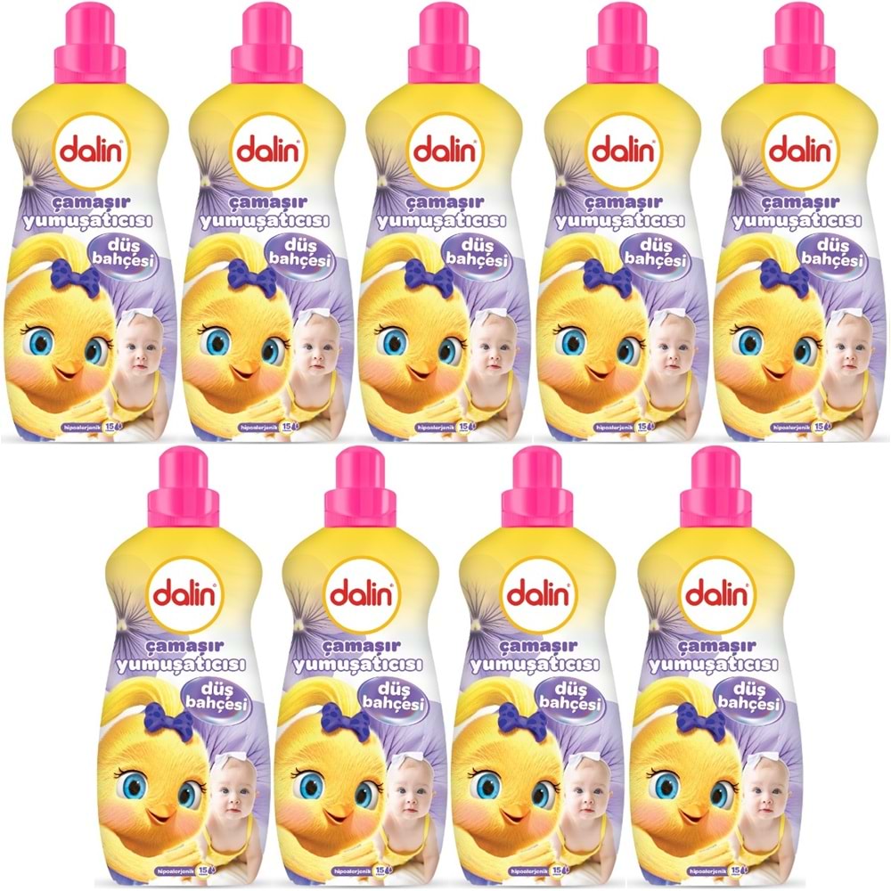 Dalin Çamaşır Yumuşatıcı Konsantre 1500ML Düş Bahçesi (9 Lu Set) (Bebeklere Özel)