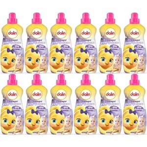 Dalin Çamaşır Yumuşatıcı Konsantre 1500ML Düş Bahçesi (12 Li Set) (Bebeklere Özel)