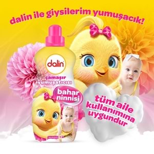 Dalin Çamaşır Yumuşatıcı Konsantre 1500ML Bahar Ninnisi + 1500ML Düş Bahçesi (Karma 4 Lü Set)
