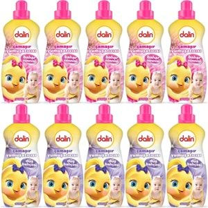 Dalin Çamaşır Yumuşatıcı Konsantre 1500ML Bahar Ninnisi + 1500ML Düş Bahçesi (Karma 10 Lu Set)