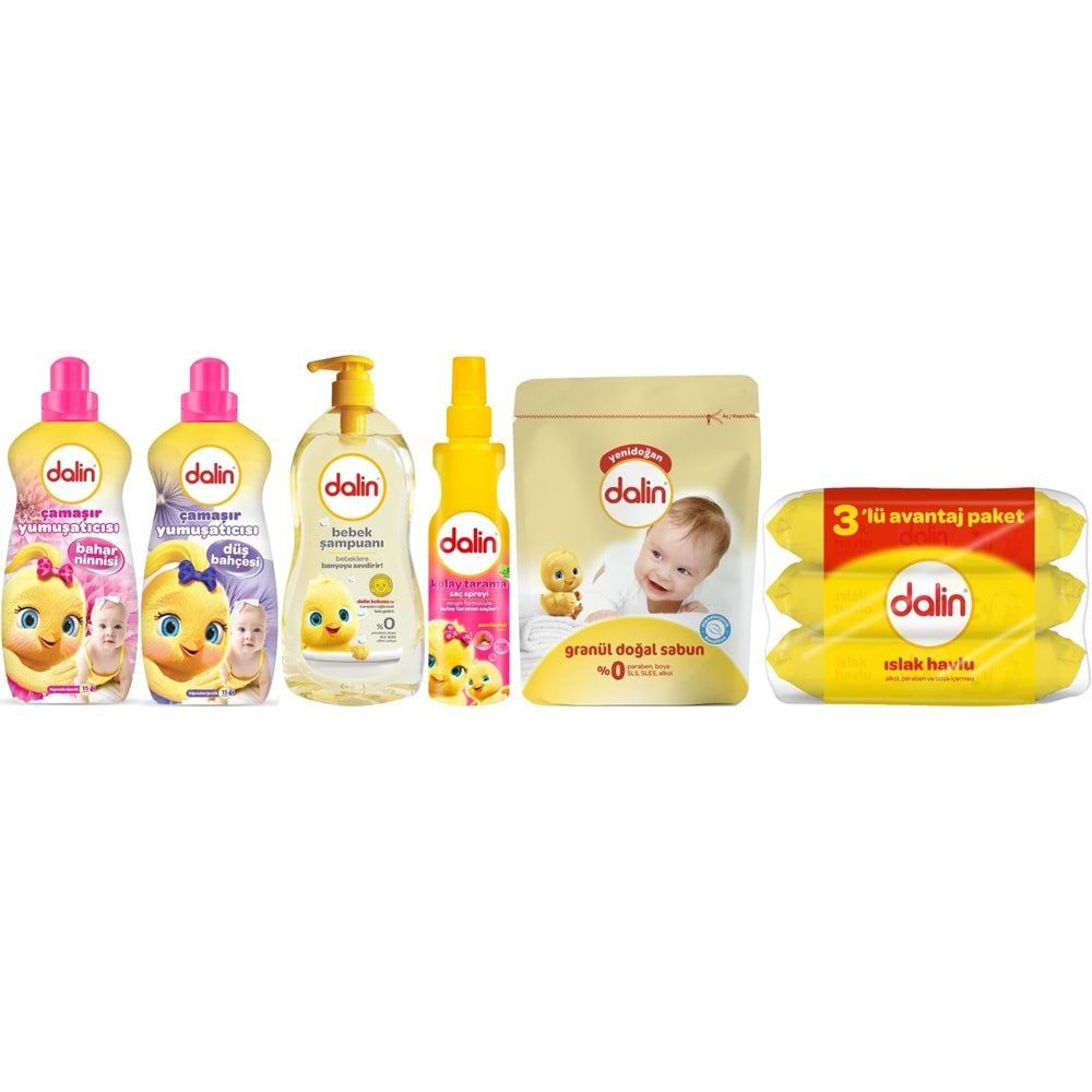 Dalin Bebek Bakım Seti (6 Lı Set) Avantaj Paket