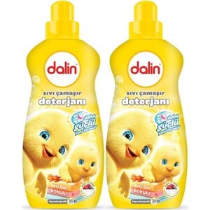 Dalin Çamaşır Deterjanı 1.5LT Bıcı Bıcı Kokulu (Hassas ve Hipoalerjenik Formül) (2 Li Set)