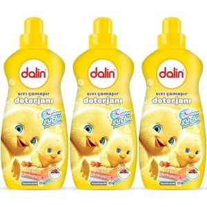 Dalin Çamaşır Deterjanı 1.5LT Bıcı Bıcı Kokulu (Hassas ve Hipoalerjenik Formül) (3 Lü Set)