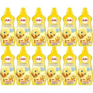 Dalin Çamaşır Deterjanı 1.5LT Bıcı Bıcı Kokulu (Hassas ve Hipoalerjenik Formül) (12 Li Set)