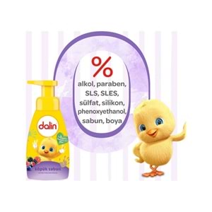Dalin Köpük Sabun 200ML Orman Meyveli (Çoçuklarınız için) (5 Li Set)
