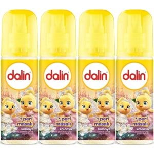 Dalin Bebek Kolonyası 150ML Peri Masalı (Yasemin-Portakal Çiceği-Paçuli Kokulu) (4 Lü Set)