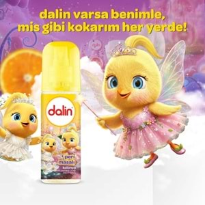 Dalin Bebek Kolonyası 150ML Peri Masalı (Yasemin-Portakal Çiceği-Paçuli Kokulu) (5 Li Set)