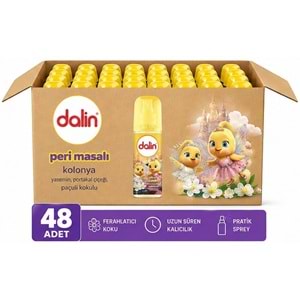 Dalin Bebek Kolonyası 150ML Peri Masalı (Yasemin-Portakal Çiceği-Paçuli Kokulu) (48 Li Set)