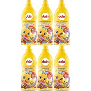 Dalin Sıvı Çamaşır Deterjanı 1500 ML Renk ve Koruma (Hipoalerjenik) (6 Lı Set)