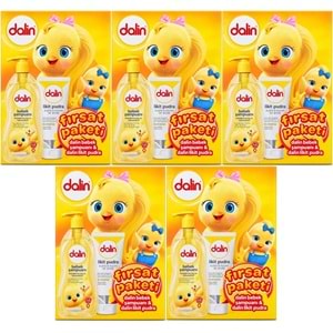 Dalin Bebek Şampuanı 700 ML + Likit Pudra 100 ML Fırsat Paketi (5 Li Set)