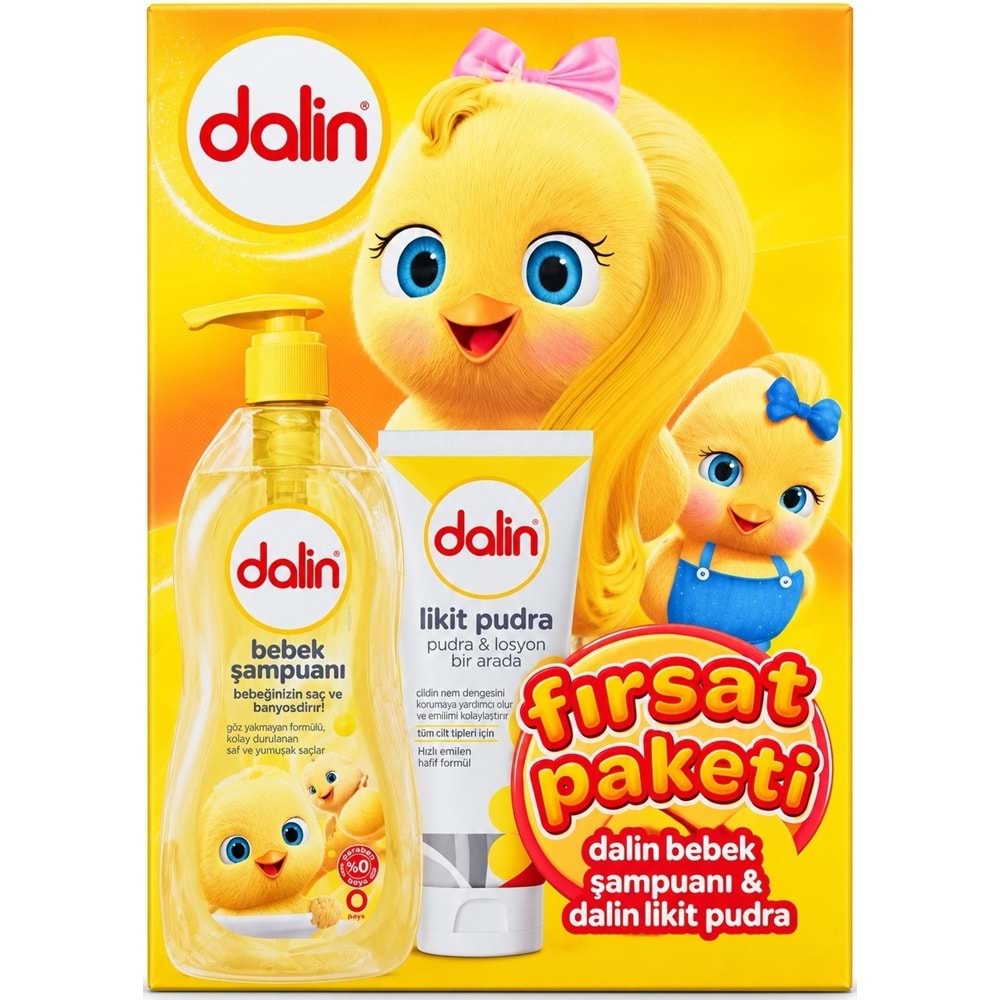 Dalin Bebek Şampuanı 700 ML + Likit Pudra 100 ML Fırsat Paketi (5 Li Set)