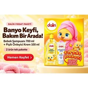 Dalin Bebek Şampuanı 700 ML + Pişik Önleyici Krem 100 ML Fırsat Paketi (6 Lı Set)