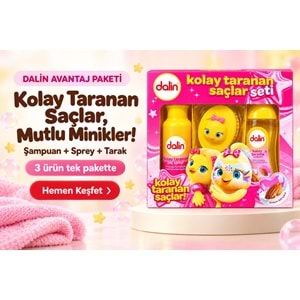 Dalin Kolay Taranan Saçlar Seti (Şampuan + Sprey + Tarak) Avantaj Paket (6 Lı Set)