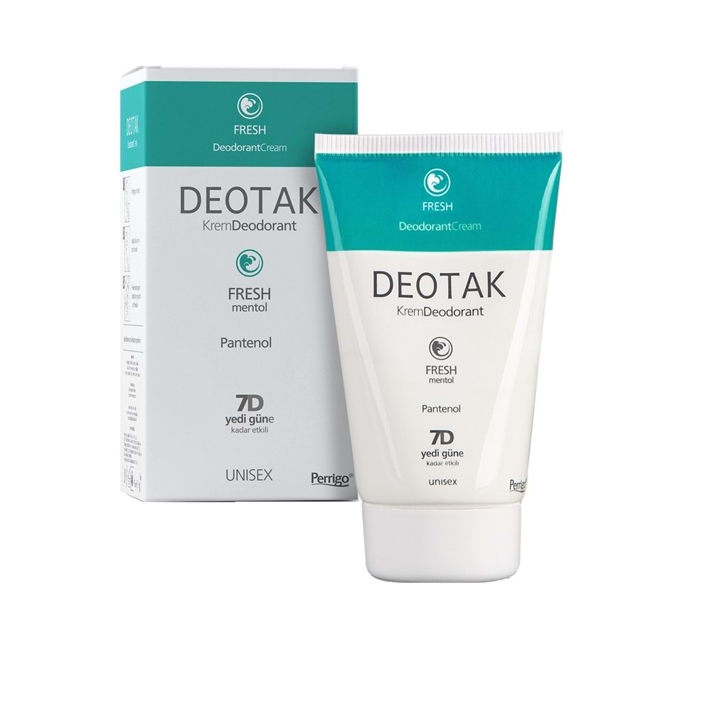 Deotak Krem Deodorant Unisex 35ML (Normal Cilt/Mentol/Hassas/Çay Ağacı Yağı) Karma (4 Lü Set)