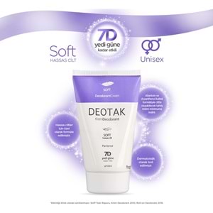 Deotak Krem Deodorant Unisex 35ML (Normal Cilt/Mentol/Hassas/Çay Ağacı Yağı) Karma (8 Li Set)