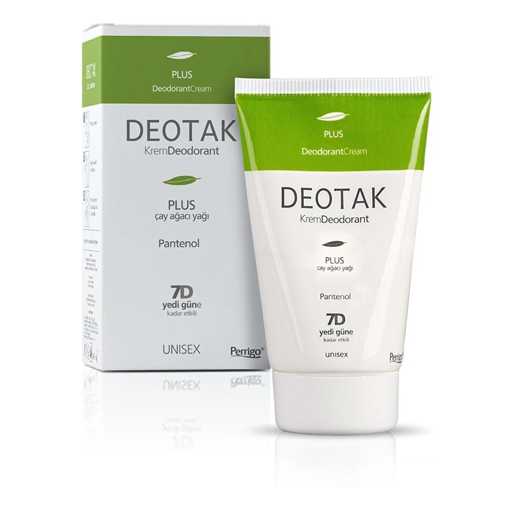Deotak Krem Deodorant Unisex 35ML (Normal Cilt/Mentol/Hassas/Çay Ağacı Yağı) Karma (8 Li Set)