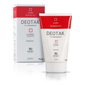 Deotak Krem Deodorant Unisex 35ML (Normal Cilt/Mentol/Hassas/Çay Ağacı Yağı) Karma (8 Li Set)