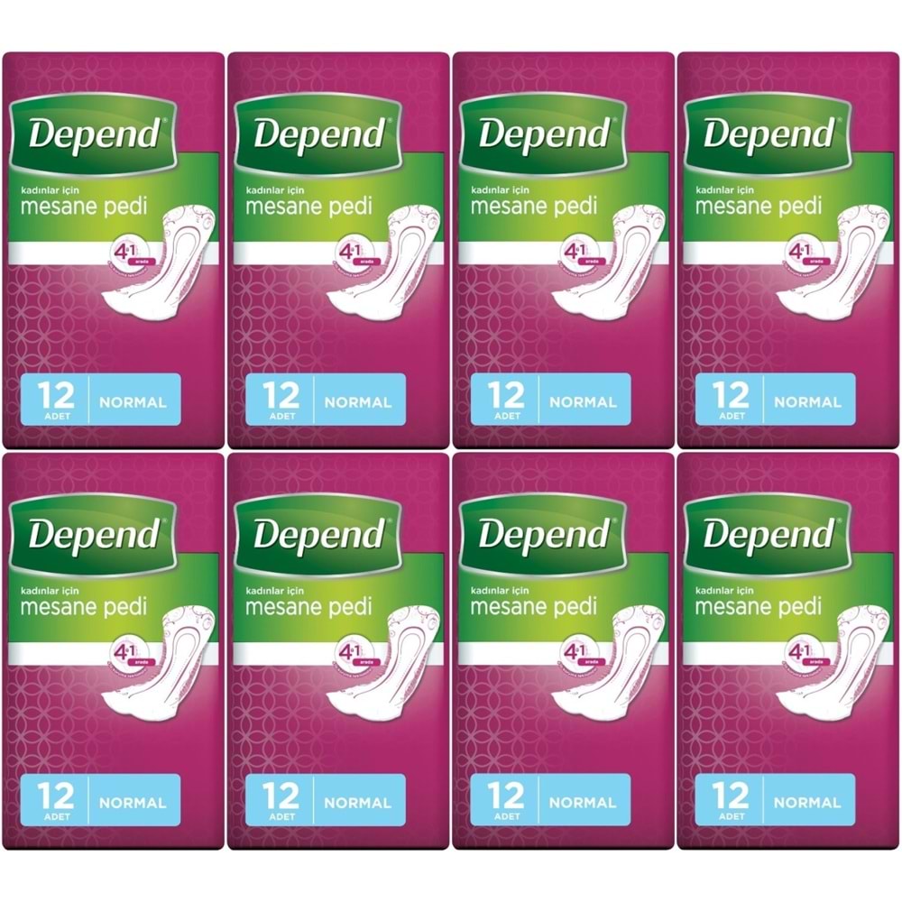Depend Mesane Pedi Kadın Normal 96 Adet