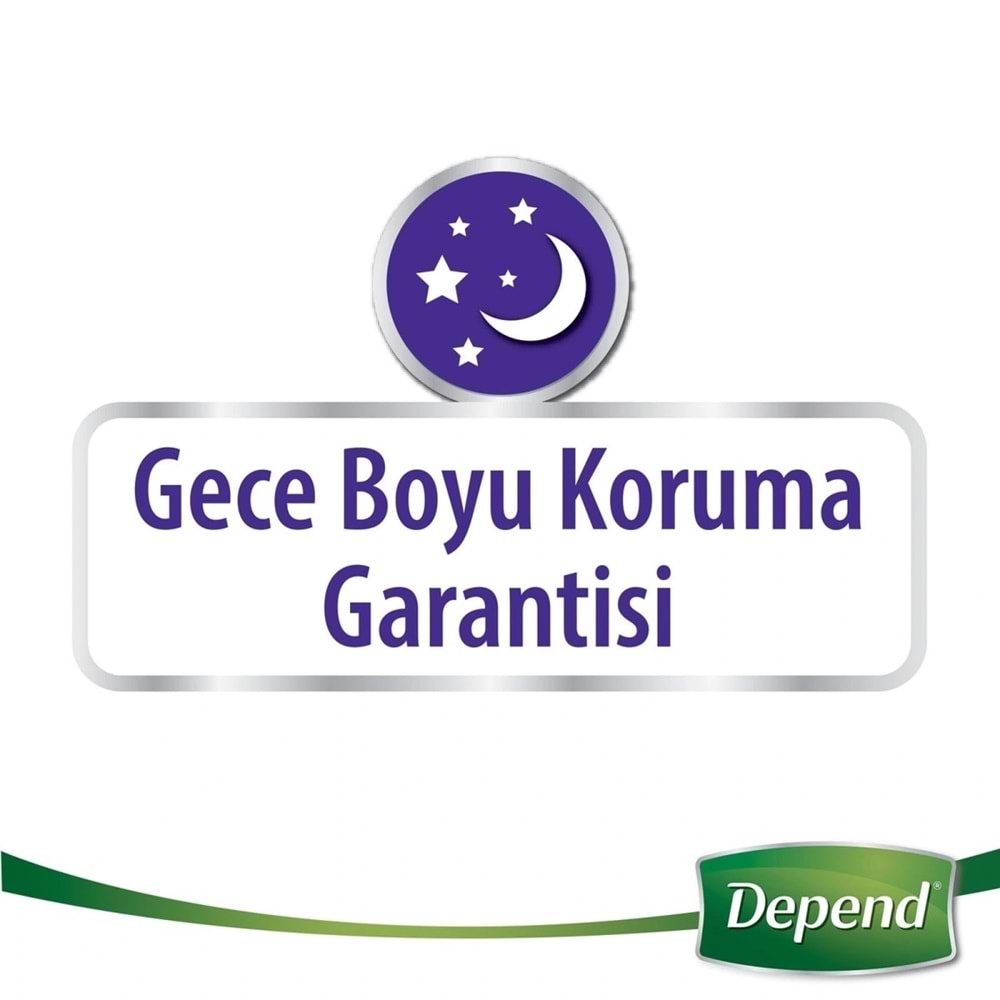 Depend Emici Külot Hasta Bezi Large - Büyük Kadın 60 Adet (6PK*10)