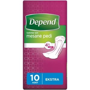 Depend Emici Külot Lohusa Pedi M- Medium - Kadın (10 Lu) + Mesane Pedi Kadın Ekstra (10 Lu) 4 Lü Set