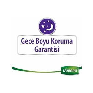Depend Emici Külot Pants Yetişkin Bezi L - Büyük - Large Erkek 72 Adet (9PK*8)