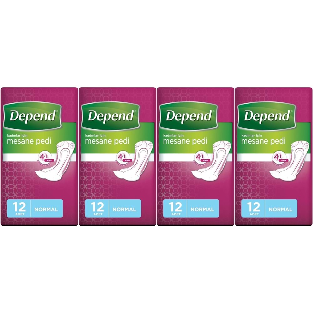 Depend Mesane Pedi Kadın Normal 48 Adet