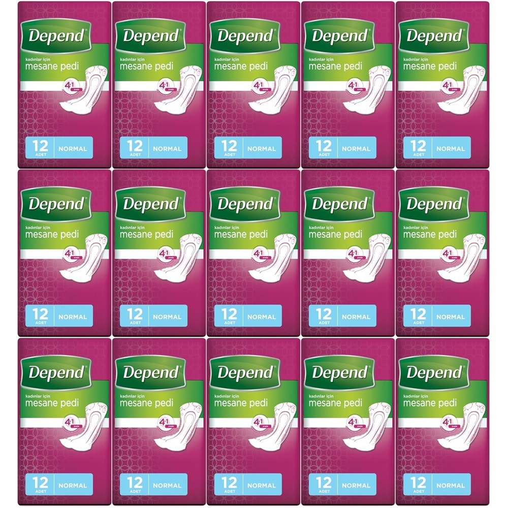 Depend Mesane Pedi Kadın Normal 180 Adet