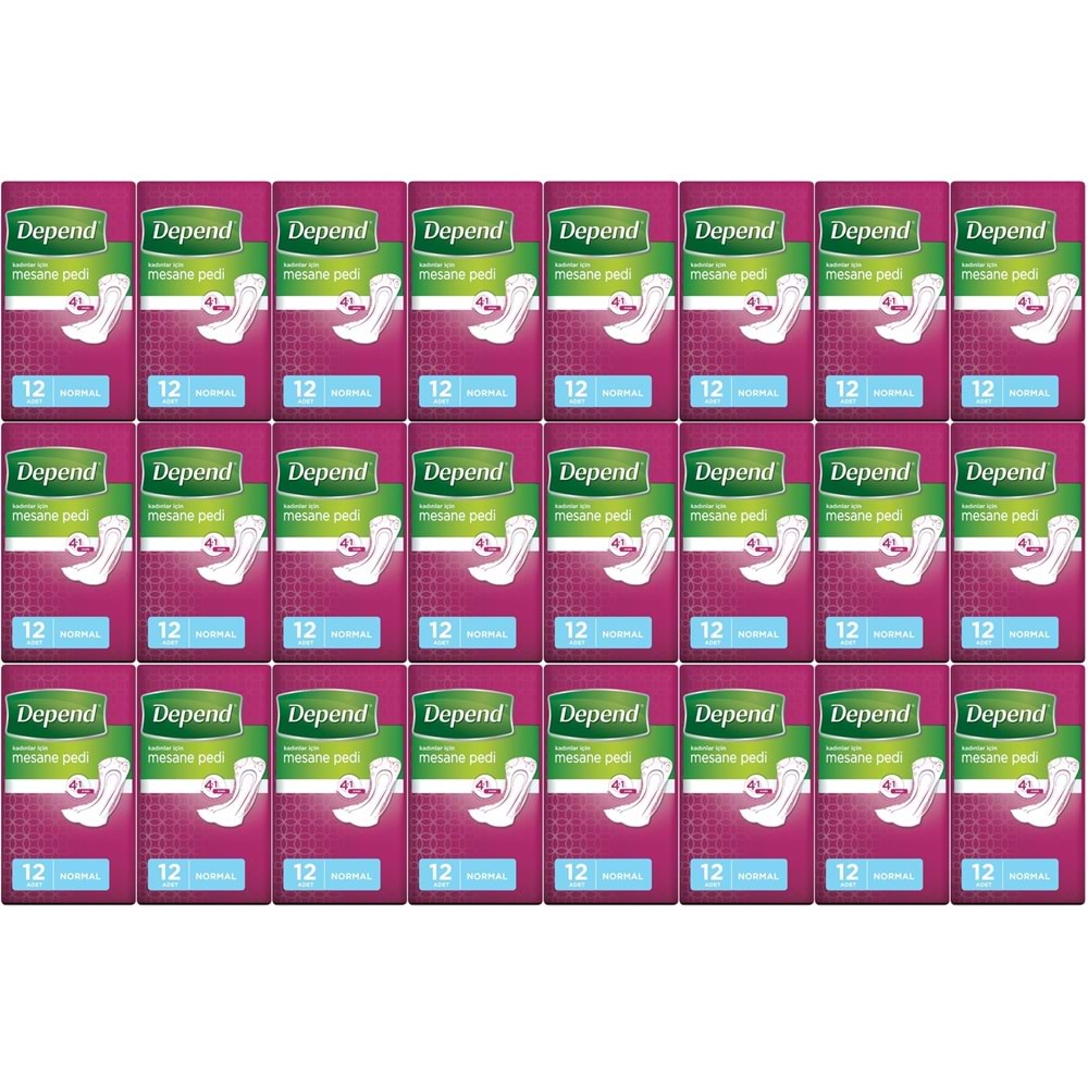 Depend Mesane Pedi Kadın Normal 288 Adet
