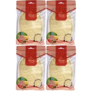 Derma Naturel Loofah Kabak Banyo ve Yüz Lifi (15*24CM) MS-10 (4 Lü Set)