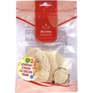 Derma Naturel Loofah Yüz Temizleme (Sivilce ve Siyah Noklar için) Peeling MS-06 (6 Lı Set)