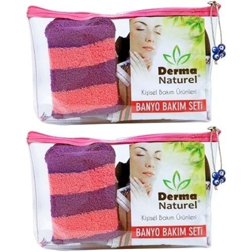 Derma Naturel Banyo Bakım Seti 4 Parça (2 Li Set)