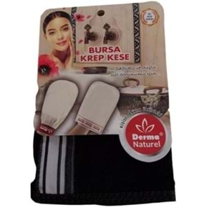 Derma Naturel Krep Kese - Siyah MS-28 (2 Li Set)