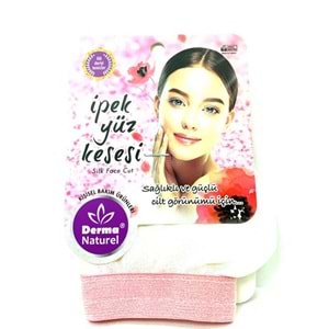 Derma Naturel İpek Yüz Kesesi MS-31 (3 Lü Set)