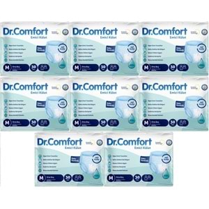 Dr.Comfort Yetişkin Bezi Emici Külot M-Orta 240 Adet 8Pk x 30