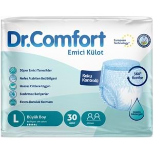 Dr.Comfort Yetişkin Bezi Emici Külot L-Büyük 90 Adet 3Pk x 30