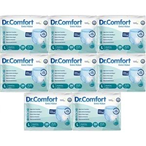 Dr.Comfort Yetişkin Bezi Emici Külot L-Büyük 240 Adet 8Pk x 30