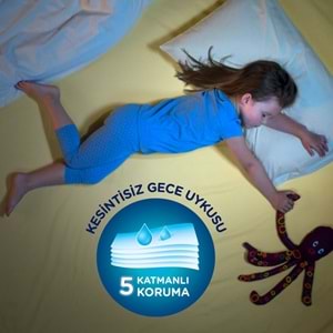 Drynites Emici Gece Külodu/Külot Bez Kız 8-13 Yaş 30-48KG Large 54 Adet 6PK*9 Alt Islatmalara Karşı