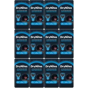 Drynites Emici Gece Külodu/Külot Bez Erkek 8-13Yaş 30-48KG Large 108Adet 12PK*9 AltIslatmalara Karşı