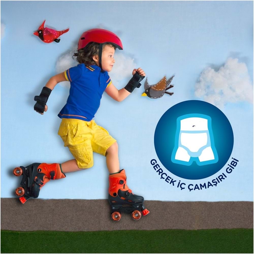 Drynites Emici Gece Külodu/Külot Bez Erkek 4-7 Yaş 17-30KG Small 40Adet 4PK*10 Alt Islatmalara Karşı