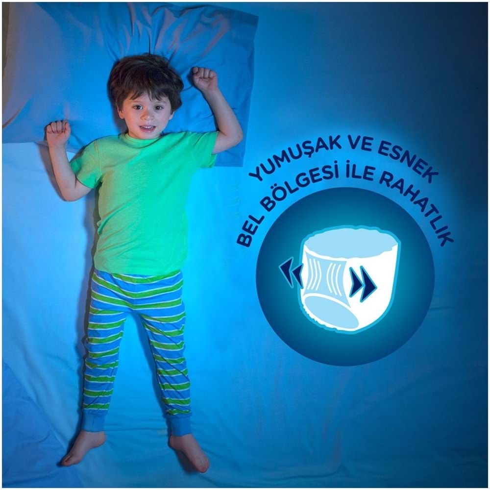 Drynites Emici Gece Külodu/Külot Bez Erkek 4-7 Yaş 17-30KG Small 50Adet 5PK*10 Alt Islatmalara Karşı